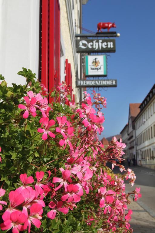 Hotel-Restaurant Roter Ochsen Lauchheim Exteriér fotografie